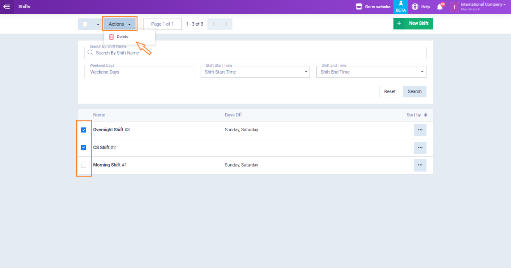 Shifts System - Enerpize Knowledge Base