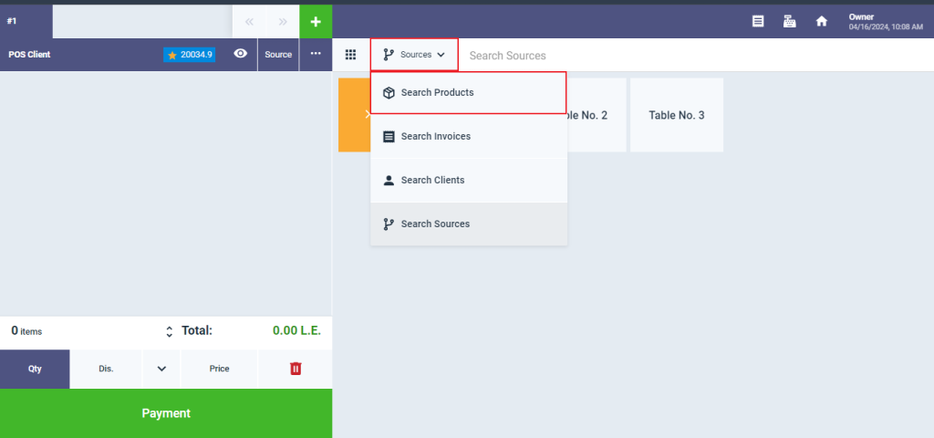 Managing POS Session - Enerpize Knowledge Base