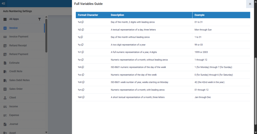 Adding a Prefix to the Auto Numbering - Enerpize Knowledge Base