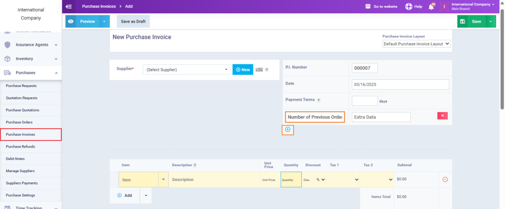 Adding a Custom Field to one of the Purchase Invoices Layouts ...